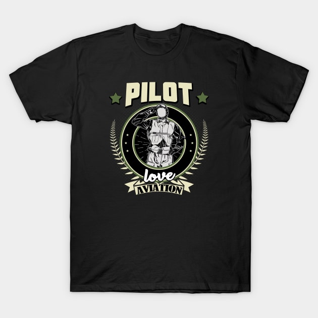 Airplane pilot gift T-Shirt by Foxxy Merch